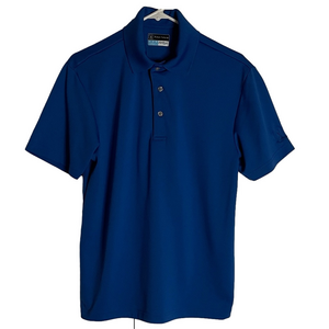 PGA TOUR Airflux Performance Golf Polo Shirt, Men’s M, Blue